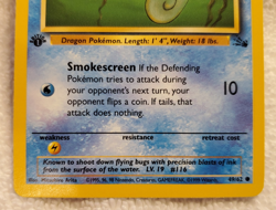 Horsea [C] 49/62 1st-Edition Fossil Pokemon 1999 Vintage TCG NM - Image 3
