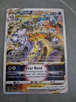 Pokemon Mewtwo VSTAR GG44/GG70 Crown Zenith: Galarian Gallery Holo - Image 1