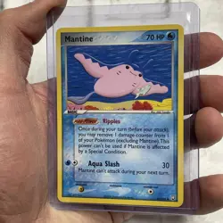 Pokemon 2004 EX Team Rocket Returns 45/109 Mantine NM Near Mint Pokemon Uncommon - Image 2