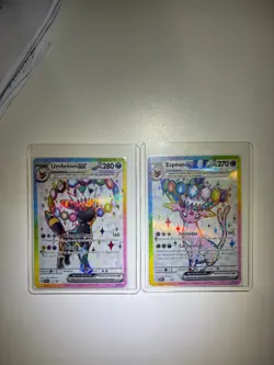 Pokemon TCG - Umbreon Ex & Espeon Ex Exclusive -Prismatic - Portuguese NM - Image 4