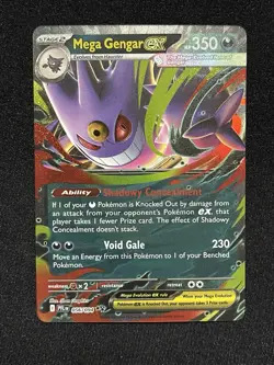 POKEMON MEGA GENGAR EX 056/094 PHANTASMAL FLAMES ENGLISH NM MINT CONDITION 1 - Image 1