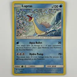 Lapras 5/12 Exclusive Sparkle Holo McDonald's 2019 Promo - Pokemon TCG MP - Image 1