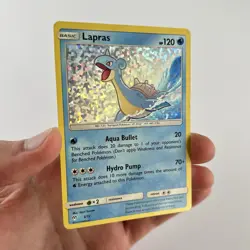 Lapras 5/12 Exclusive Sparkle Holo McDonald's 2019 Promo - Pokemon TCG MP - Image 3