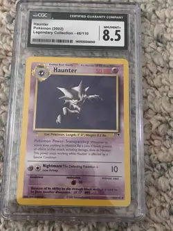 Pokemon TCG 2002 Haunter Legendary Collection CGC 8.5 - Image 1