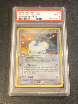 2007 Pokemon EX Altaria Rev Foil Power Keepers #2 PSA 9 - Image 1