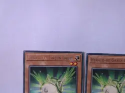 Yugioh! 3x Herald of Green Light MZTM-EN062 Rare 1st Ed NM - Image 2