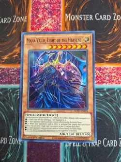 Yu-Gi-Oh! Maha Vailo, Light of the Heavens BLVO-EN024 Super Rare 1st Edition NM - Image 1