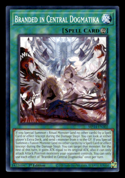 YuGiOh! - Branded in Central Dogmatika MP24-EN302 Common 1st Edition Near Mint - Image 1