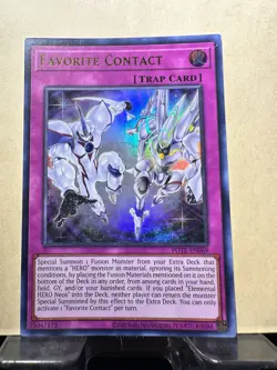 Yugioh! Favorite Contact POTE-EN069 Ultra Rare 1st Edition NM - Image 1