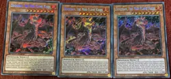 YuGiOh PLAYSET Dogoran, The Mad Flame Kaiju SGX2-ENC08 Secret Rare - Image 1