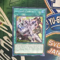 Yugioh! Instant Contact POTE-EN052 Secret Rare 1st Edition NM - Image 1