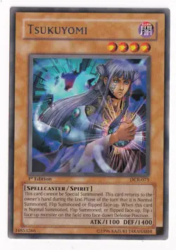 Yu-Gi-Oh! TCG Tsukuyomi Dark Crisis DCR-075 1st Edition Rare - Image 1