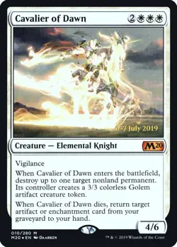 Cavalier of Dawn - Prerelease Cards (PRE) (FOIL) NM Never Played - Image 1