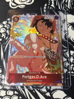 Portgas.D.Ace (Gift Collection 2023) P-028 One Piece Promotion Cards Foil NM Eng - Image 1