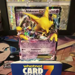 Alakazam EX 25/124 LP/NM Ultra Rare XY Fates Collide Holo Foil Pokemon TCG Card - Image 1