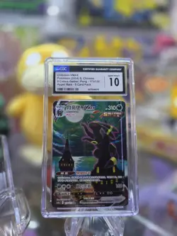 Pokemon CGC 10 GEM MINT Umbreon VMAX HR 2024 173/132 CS4aC 5 Card S.Chinese - Image 1