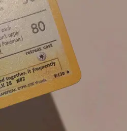 Pokemon Card - Magneton 9/130 Holo Rare - Base Set 2 (LP) - Image 5