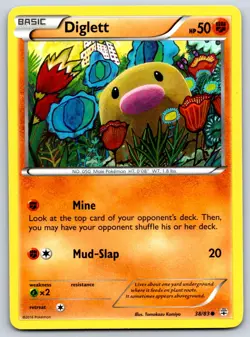 Diglett - Generations 38/83 Pokemon Card NM - Image 1