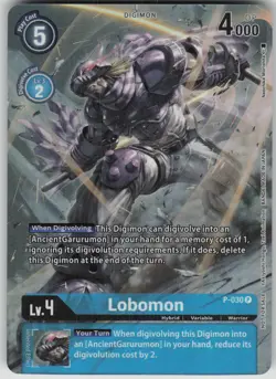 Digimon TCG Lobomon - P-030 (2nd Anniversary Frontier Card) Promo P-030 P - Image 1