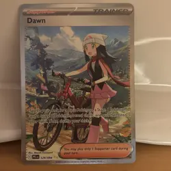 Dawn Full Art Trainer 129/094 - Phantasmal Flames Secret Rare Pokemon Card - Image 3