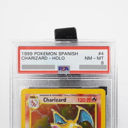 Pokemon TCG 1999 Spanish Charizard Holo Card 4/102 - Grade 8 Near Mint/Mint - Image 3