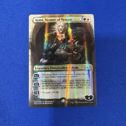 MTG English Ajani, Mentor of Heroes NM Foil Ravnica Allegiance Mythic Edition - Image 1
