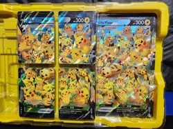 Pikachu V-Union [Set of 4 and Jumbo Size] SWSH: Sword & Shield Promo Cards Holo - Image 1