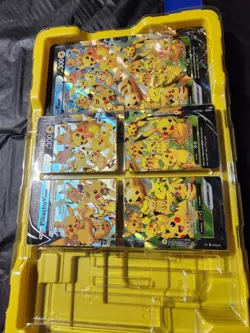 Pikachu V-Union [Set of 4 and Jumbo Size] SWSH: Sword & Shield Promo Cards Holo - Image 3