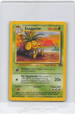Exeggutor 35/64 - Jungle set - VINTAGE WotC Pokemon CARD - UNLIMITED - LP - Image 1