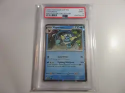 PSA 9 Vaporeon Holo Poster Collection Promo SVP 168 Pokemon Card - Image 1