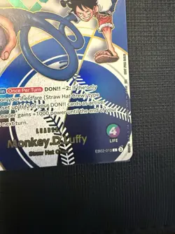 Dodgers x One Piece Collab Promo Card Monkey D. Luffy (LIGHT PLAYED) - Image 4