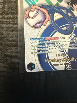 Dodgers x One Piece Collab Promo Card Monkey D. Luffy (LIGHT PLAYED) - Image 5