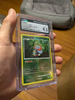 CGC 9.5 MINT+ Pokemon Great Encounters Reverse Holo 92/106 Volbeat Card 2008 - Image 1