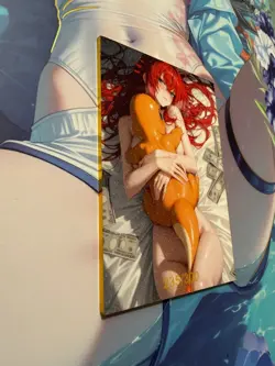 SERIALIZED 235/300 Rias Gremory Pokemon Card Spicy Waifu Double Sided Glitter - Image 2