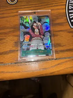 Mihawk OP14-119 SEC Manga Alt Art The Azure Sea's Seven ONE PIECE Card Japanese - Image 2