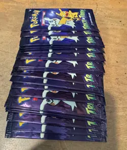 NEW / SEALED 21 Pack Lot Pokemon TCG Trick Or Trade 3 Card Booster Packs 2023 - Image 2