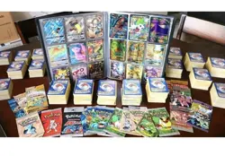 Massive 100 Pokemon Card Lot - ONLY Foils,reverse holo, Rares, V's, EX's, GX,V - Image 1