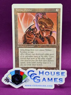 Yotian Soldier - Fourth Edition - Misprint Miscut Oddities MTG Magic *CCGHouse* - Image 1