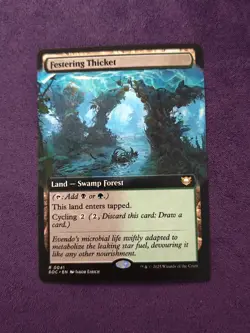 Festering Thicket (Extended Art) Commander: Edge of Eternities Regular MTG NM - Image 1