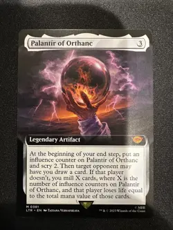 Palantir of Orthanc (Extended Art) MTG LOTR - Image 1