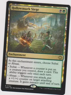 HOLLOWMURK SIEGE X1 RARE MTG MAGIC N-MINT TARKIR ; DRAGONSTORM KI ENCHANTMENT - Image 1