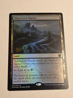 Shipwreck Marsh X1 FOIL PRERELEASE STAMPED PROMO MID MTG - Image 1