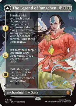 NM Borderless The Legend of Yangchen, MTG, Avatar: The Last Airbender, Magic, 35 - Image 1