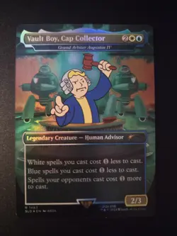 MTG Fallout Secret Lair - Vault Boy, Cap Collector - Foil NM - Image 1