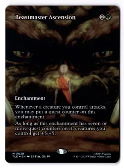 Beastmaster Ascension NM* FOIL BORDERLESS Avatar: Eternal Legal 0039 -UnltdCards - Image 1
