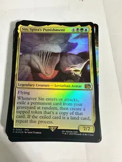 Magic Final Fantasy Showcase Bordeless Extended Art Foil You Pick Sephiroth - Image 1