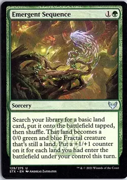 Emergent Sequence U Strixhaven: School of Mages 129 LP MTG - Image 1