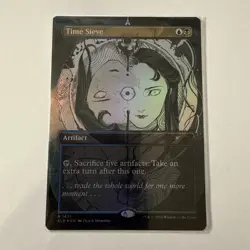 Time Sieve 1671 NM Rainbow Foil MTG Peach Momoko Secret Lair Unplayed Magic - Image 1