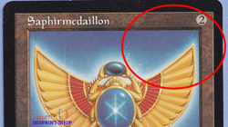 Sapphire Medallion Charlie Brown medallion MISPRINT MTG German - Image 2