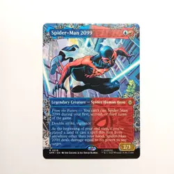 Magic the Gathering TCG Spider-Man 2099 R 0216 Borderless Marvels Spider-Man SPM - Image 1